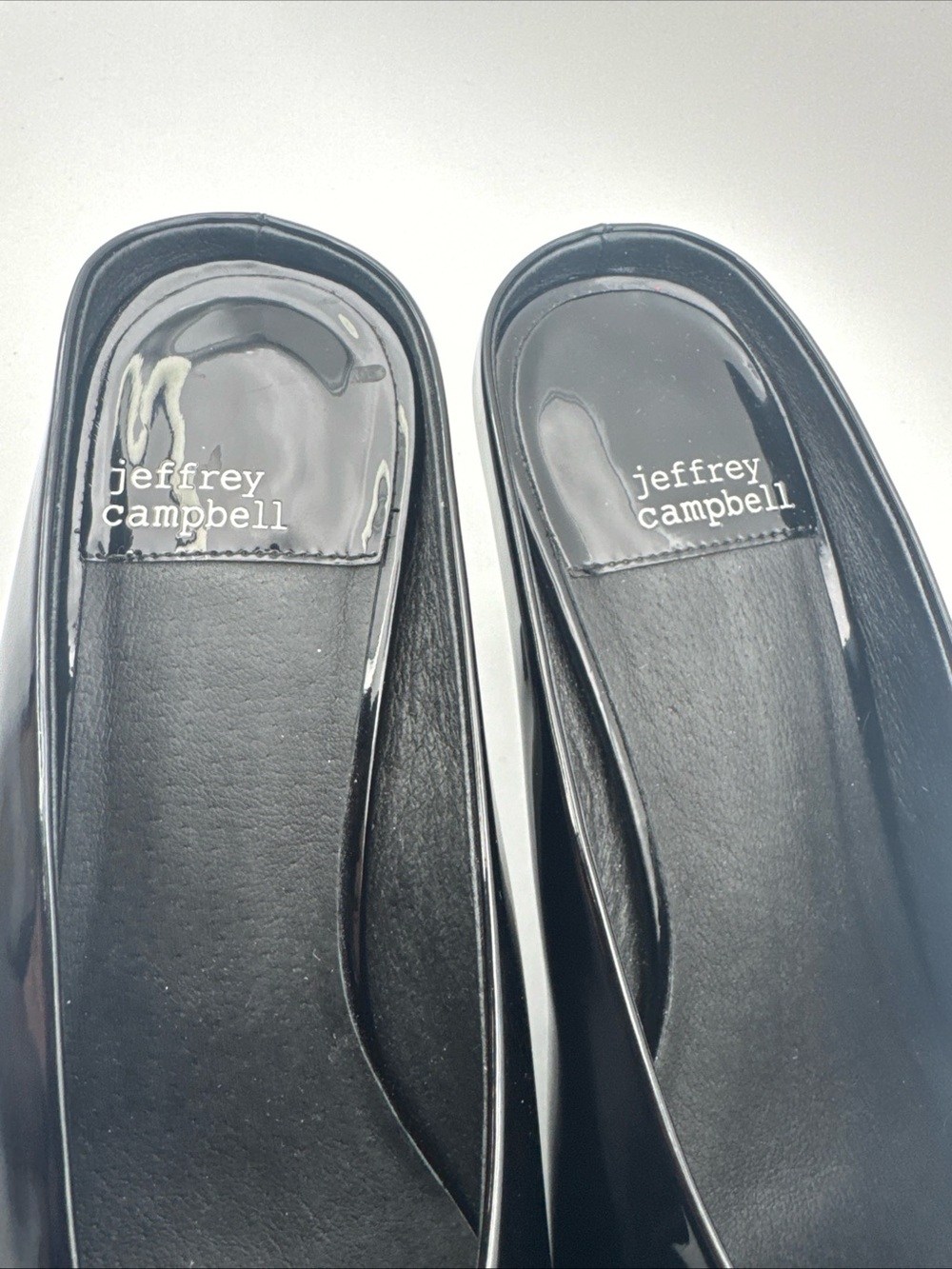 Jeffrey Campbell Intention Kitten Heel Sz 7 Black - Picture 3 of 9
